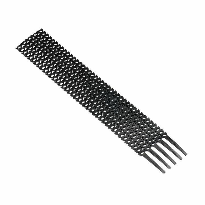 Хомут гибкий многоразовый черн. FlexSTRAP (уп.20шт) PROxima EKF plc-fs-br, 1УП.20 шт — фото 2