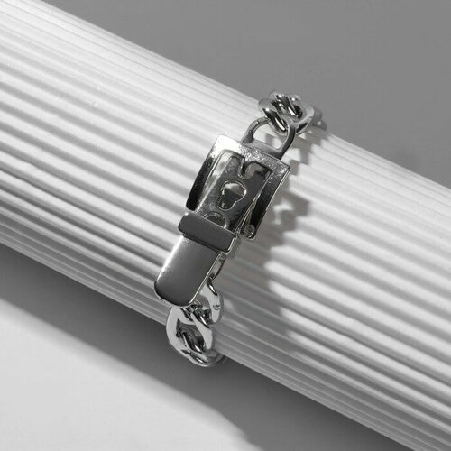 фото Браслет-цепочка queen fair, размер 16 см, серебряный