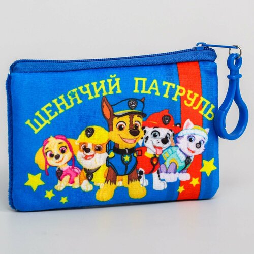 фото Кошелек , фактура гладкая, голубой, серый paw patrol