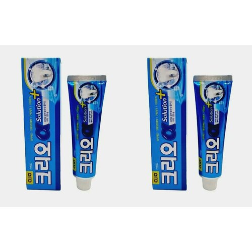 Clio Зубная паста Alpha Solution Total Care Plus, 120 г - 2 шт. clio зубная паста alpha solution total care plus toothpaste 120 г 12 шт