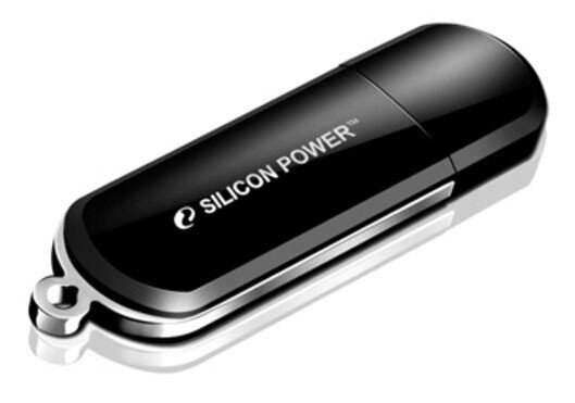 Флеш Диск Silicon Power 8Gb LuxMini 322 SP008GBUF2322V1K USB2.0 черный