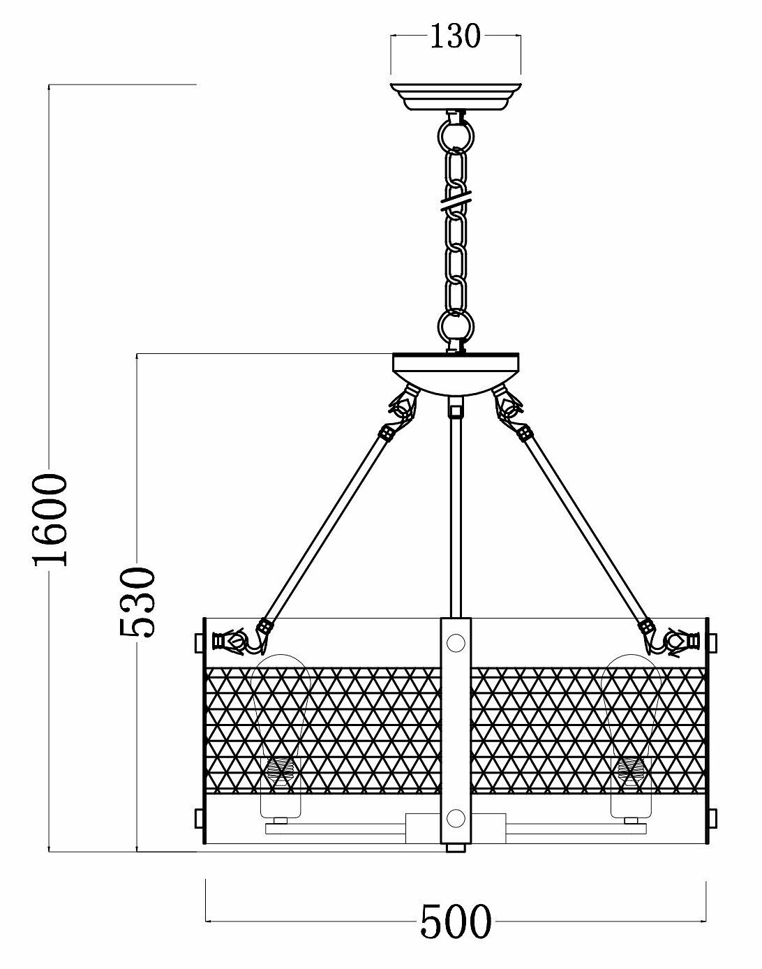 Подвесной светильник Freya Loft Vittoria FR4561-PL-05-B