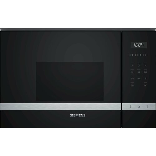 встраиваемая микроволновая печь beko bmgb25333x Микроволновая печь Siemens Встраиваемая микроволновая печь Siemens/ розничный эксклюзив! 20л, 800Вт, цвет: черный