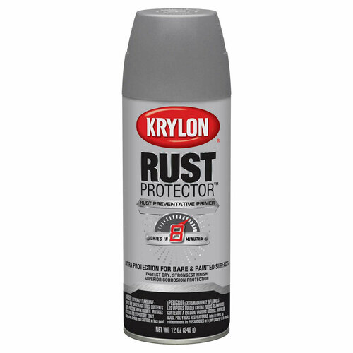 фото Антикоррозионный грунт krylon rust protector, серый, 340 гр
