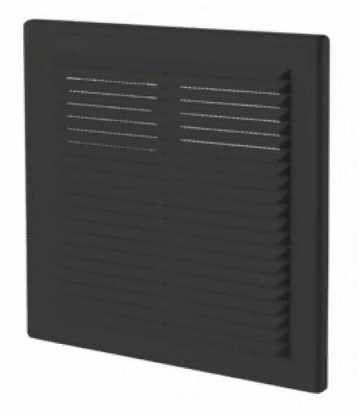 Решетка вентиляционная Вентс МВ 150-1С, 192х192 мм, цвет черный - фотография № 10