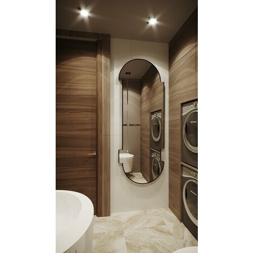 Зеркало овальное дизайнерское Sectional Mirror Ovale