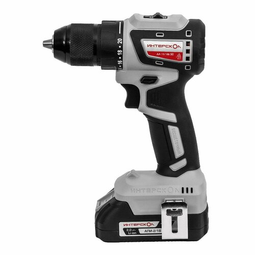BORT Бесщеточная аккумуляторная ударная дрель-шуруповерт ИНТЕРСКОЛ ДАУ-1318В 80 АКБ 4 Ач и ЗУ кейс 1459000₽