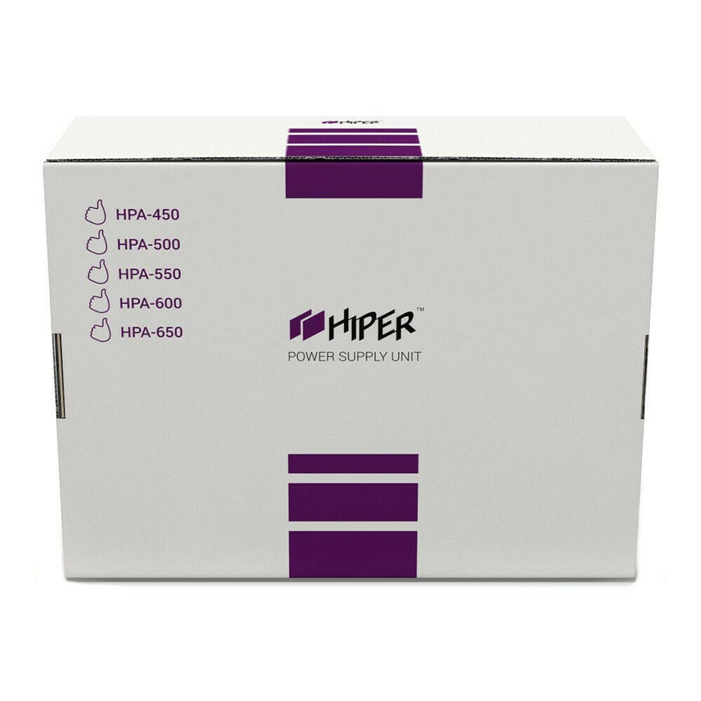Блок питания HIPER HPA-550 550W black BOX - фото №15