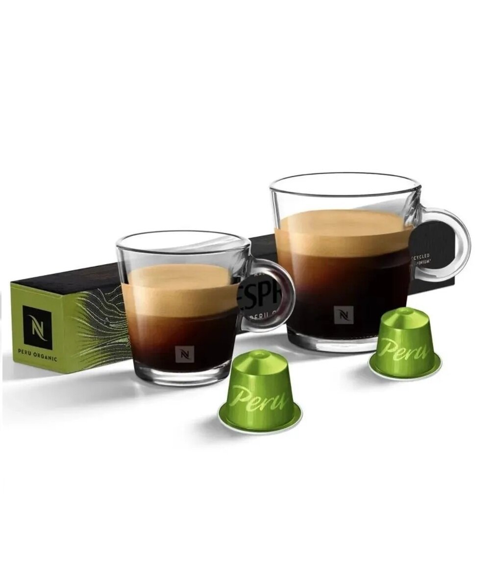 фото Кофе в капсулах Nespresso Peru Organic 10 капсул