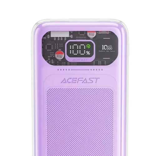 Внешний аккамулятор ACEFAST M1, 10000 mAh, U+C 30W, Цвет Сиреневый