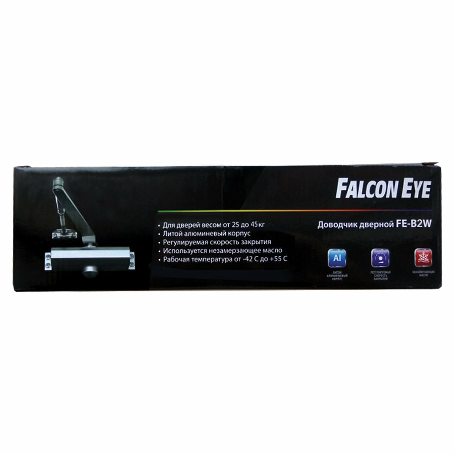 Доводчик на дверь Falcon Eye FE-B2W (серебро)