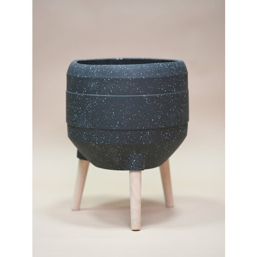 Кашпо из цемента 35х35х30 16 см 4899₽