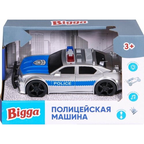 Игрушка инерционная BIGGA Полицейская машина со световыми и звуковыми эффектами