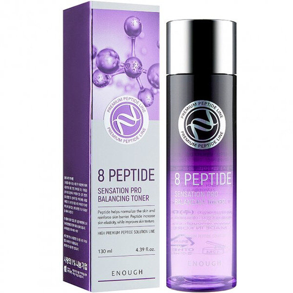 Тонер для лица с пептидами Premium 8 peptide Senation Pro Balancing Toner, Enough, 130 мл