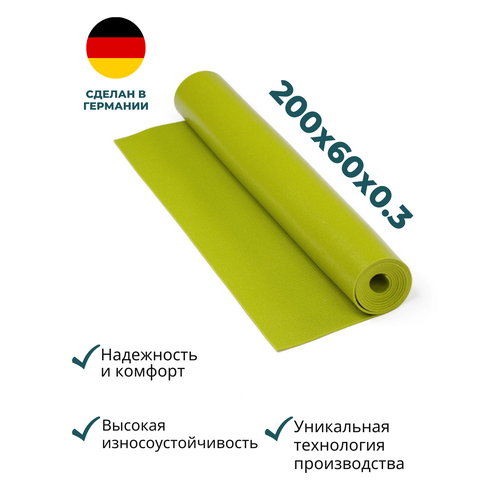 фото Коврик для йоги yogastuff кайлаш 200*60 зеленый