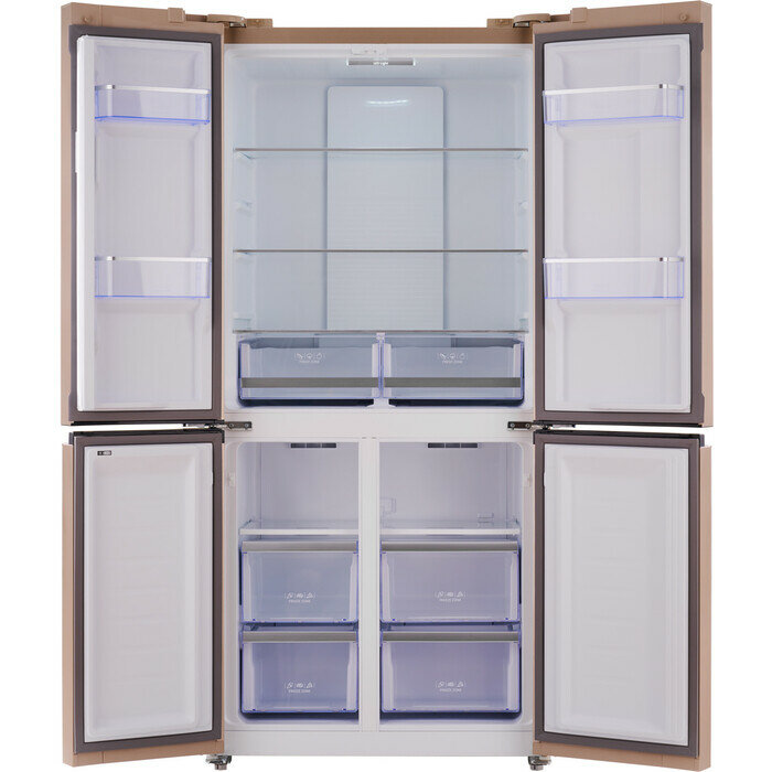 Холодильник Tesler RCD-482I BEIGE GLASS