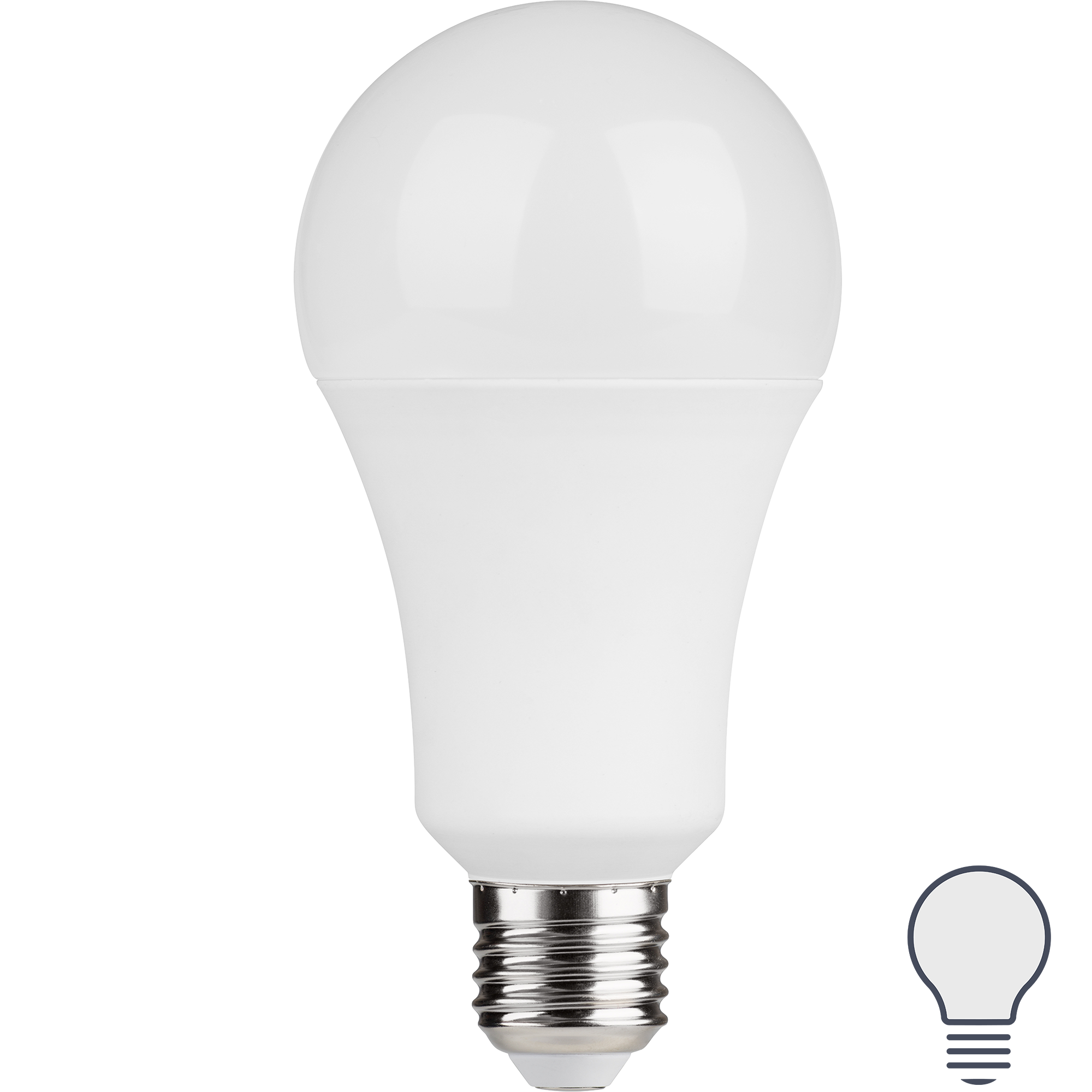 фото Лампа светодиодная Lexman E27 170-240 В 10 Вт груша матовая 1000 лм нейтральный белый свет