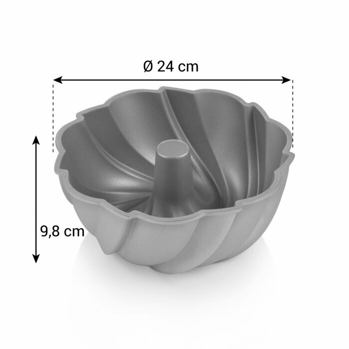 Форма для кекса высокая Tescoma DELICIA 623147 "Зефир", металл, 24 см