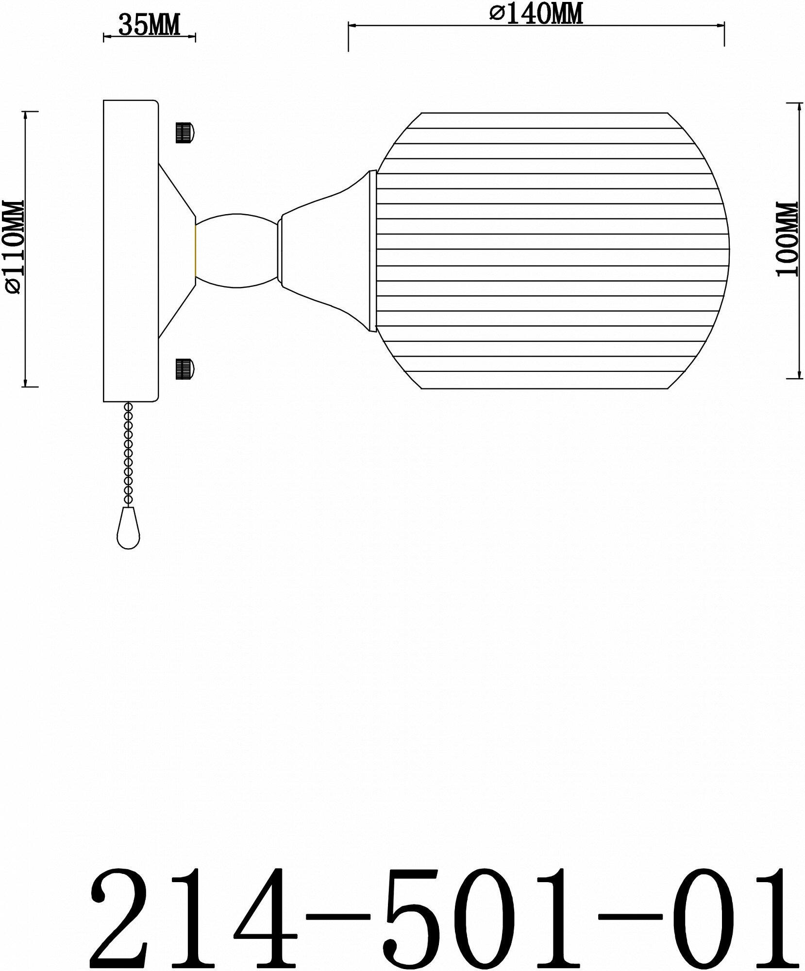 Бра настенное Velante 214-501-01 - фотография № 5