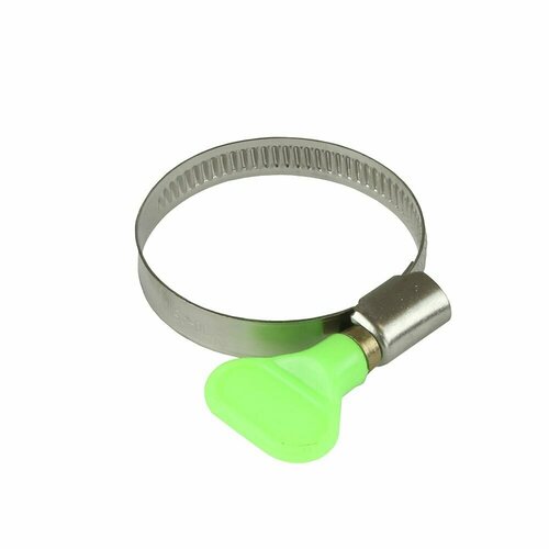 Хомут червячный с ключом 30-45 мм нержавеющая сталь