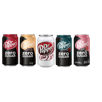 Набор напитков Dr. Pepper Zero, USA / Доктор Пеппер (Без сахара) США, ( 5 x 355 мл)