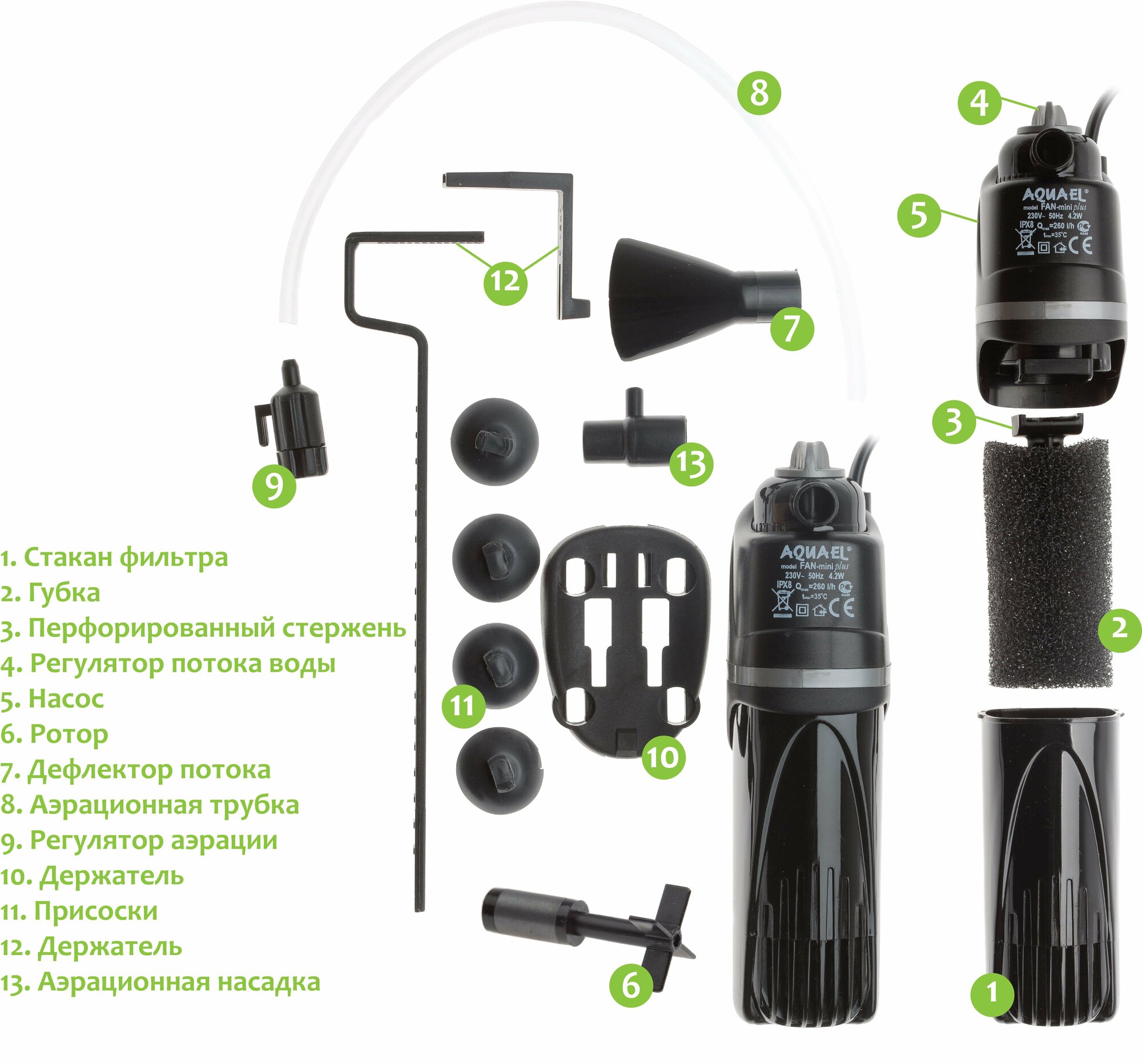 Инструкция сборки фильтра для аквариума Фильтр внутренний AQUAEL FAN FILTER MINI plus для аквариума 30 - 60 л (260 л/ч, 