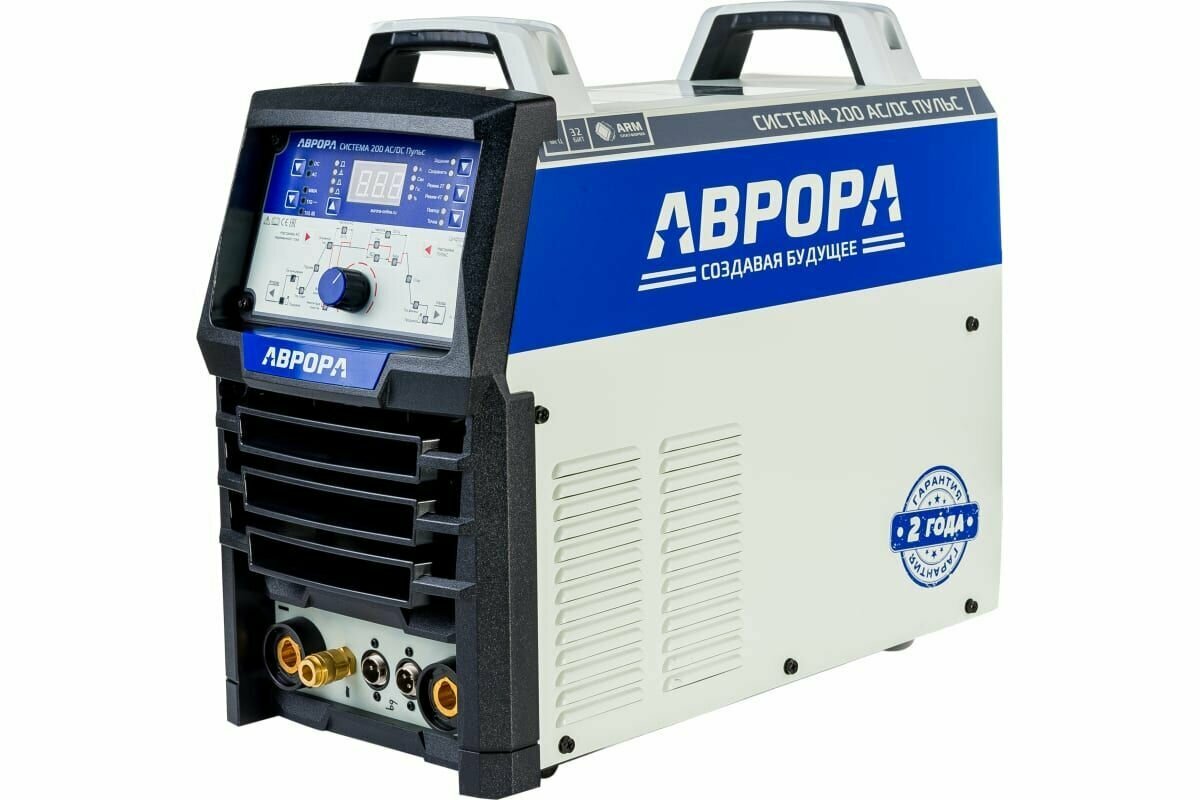 Сварка Аппарат аргонодуговой сварки "AuroraPRO INTER" TIG 200 AC/DC PULSE (TIG+MMA) MOSFET