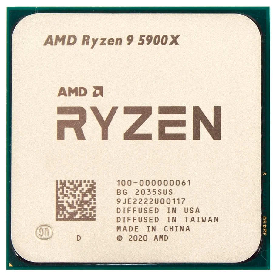 AMD Процессор AMD Ryzen 9 5900X AM4, 12 x 3700 МГц, OEM