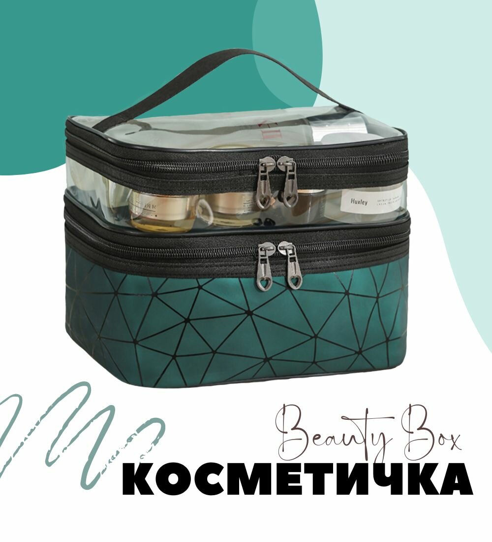 Косметичка 23х16х23 см