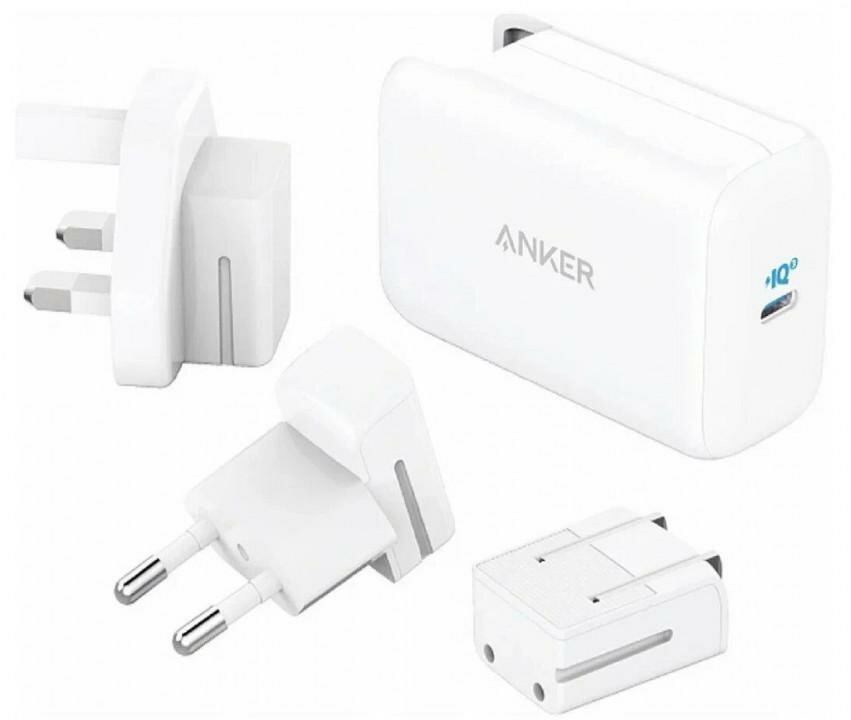 Сетевое зарядное устройство ANKER PowerPort III 65W (A2712H21) USB-C Белый