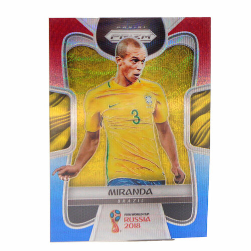 Коллекционная карточка Panini Prizm FIFA World Cup Russia 2018 #34 Miranda - Red Blue Wave S0308