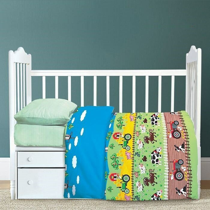 фото Крошка Я Детское Постельное белье В гостях у бабушки цвет: мультиколор (112х147 см)