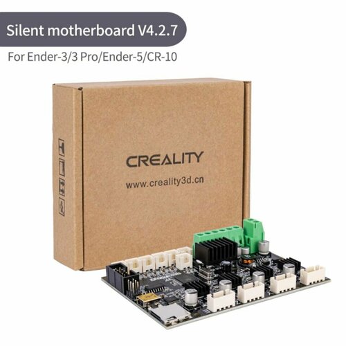 Плата управления Creality v4.2.7 для Ender 3 CR-10 с драйверами TMC2225. Материнская плата Creality Ender CR-10 v4.2.7 3d принтер creality ender 3 v2 neo