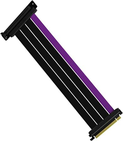 Райзер Cooler Master MasterAccessory Riser Cable PCIe 4.0 x16 - 300mm 90° Black/Purple MCA-U000C-KPCI40-300