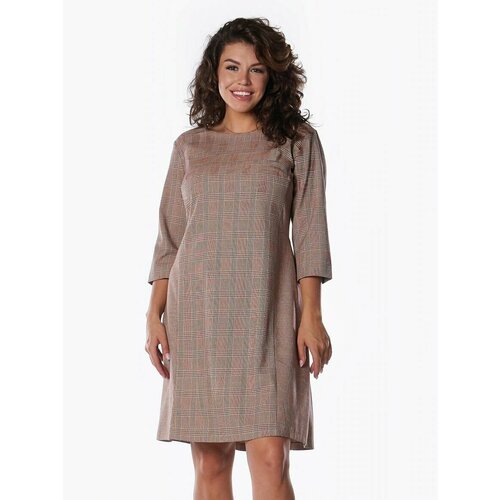 фото Платье тамбовчанка, размер 50, бежевый