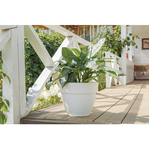 Горшок с дренажной системой Лори VipSet 4л белый