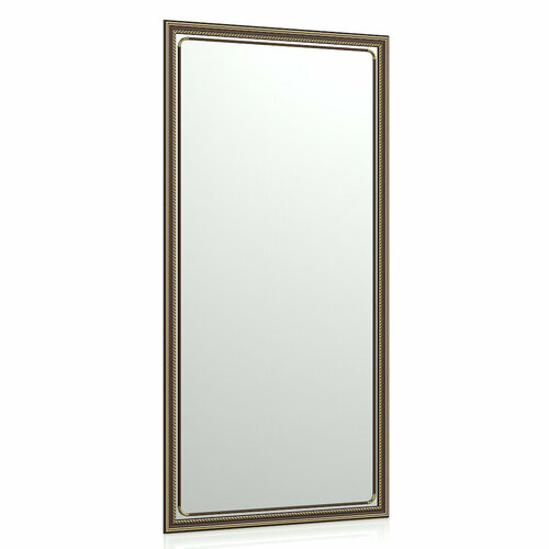 Зеркало 121Б коричневый, ШхВ 60х120 см, зеркала для офиса, прихожих и ванных комнат, горизонтальное или вертикальное крепление