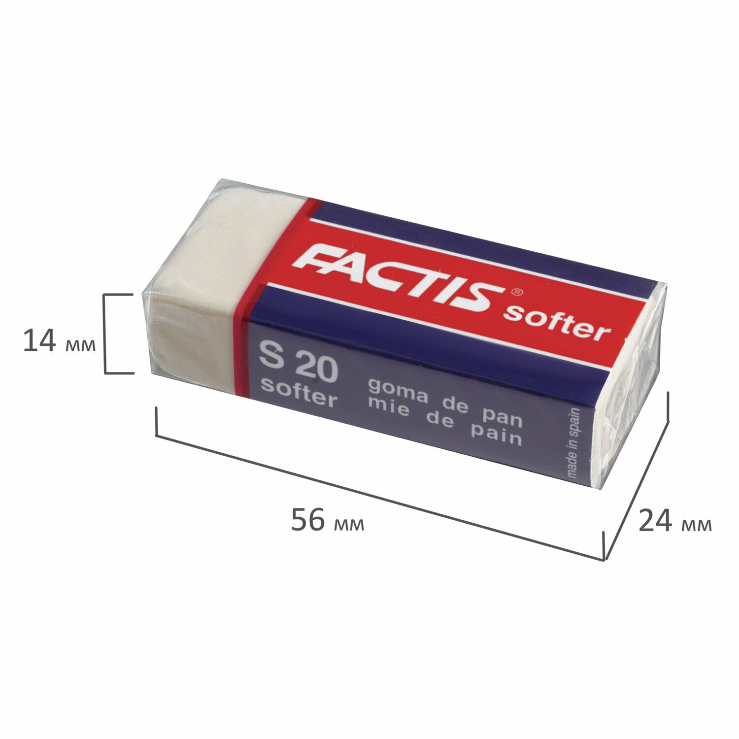 Ластик каучук Factis мягкий - фото №3