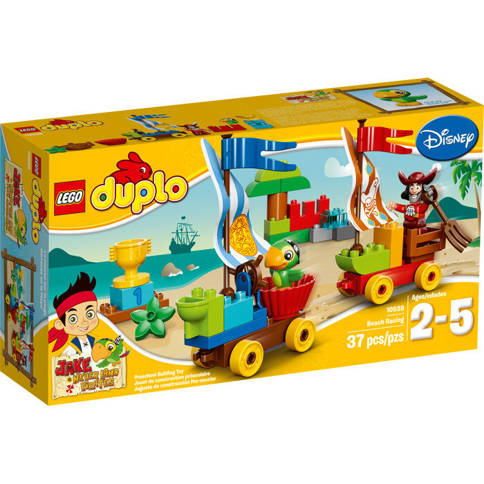 Конструктор LEGO DUPLO 10539 Пляжные гонки Джейка, 37 дет.