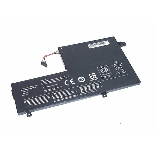 Аккумулятор для ноутбука Lenovo Flex 3 14 (L14M3P21-3S1P) 11.1V 45Wh OEM черная аккумуляторная батарея для ноутбука lenovo flex 3 14 l14m3p21 3s1p 11 1v 45wh oem черная