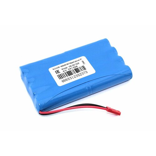 Аккумулятор Ni-Cd 9,6V 1400mAh AA Flatpack разъем JST аккумулятор ni cd aa 4 8v 700mah форма flatpack разъем jst