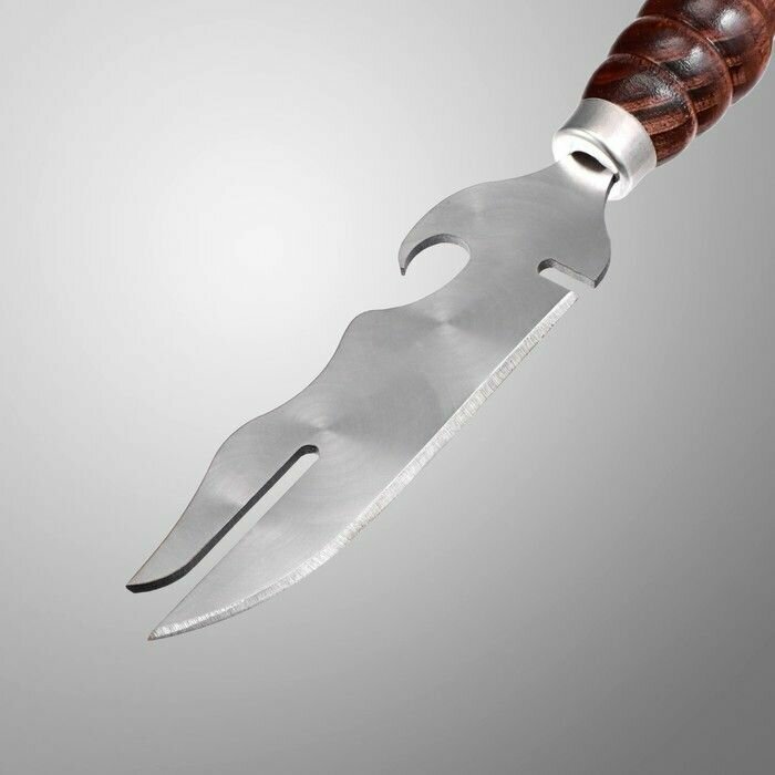 Нож-вилка шашлычный нож - фотография № 2