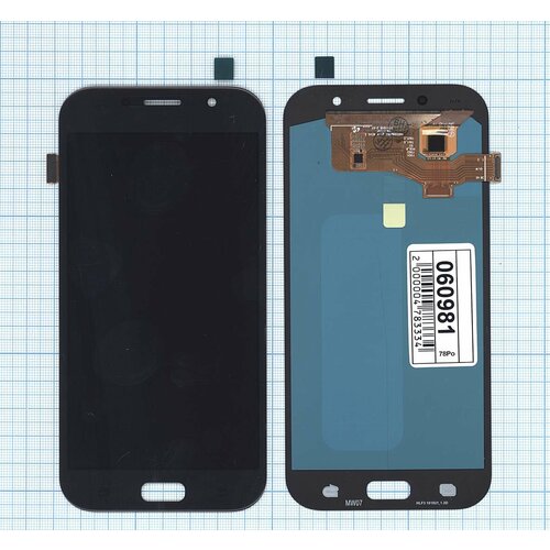 Модуль (матрица + тачскрин) для Samsung Galaxy A7 (2017) SM-A720F OLED черный samsung orginal eb ba720abe 3600mah battery for samsung galaxy a7 2017 version a720 sm a720 a720f sm a720s a720f ds tools