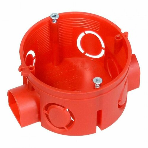 Коробка установочная СП 80-0500С безгалогенная HF 68х42 с саморезами Промрукав 80-0500С 56₽