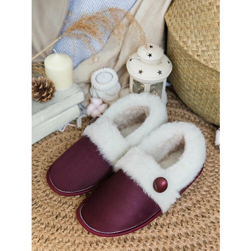 фото Тапочки , размер 40, бордовый galant