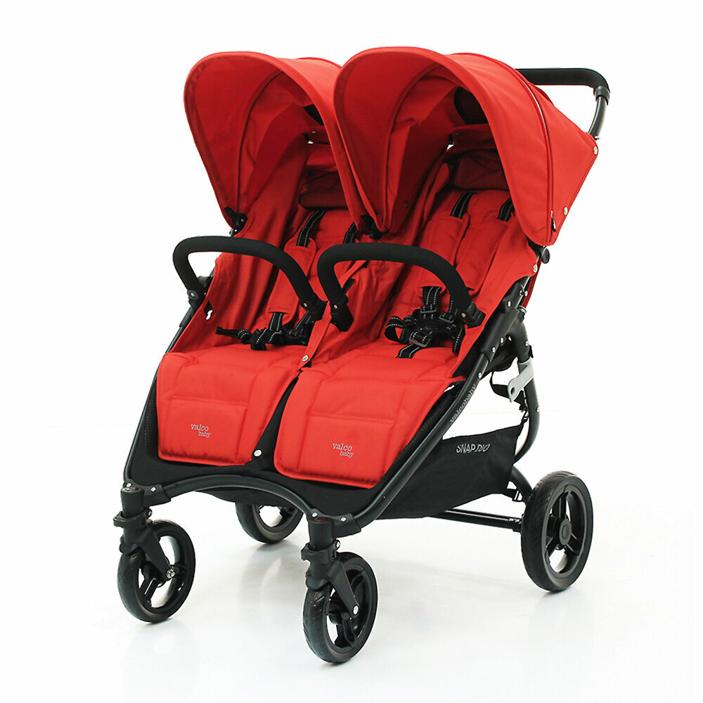 Прогулочная коляска для двойни Valco Baby Snap Duo, цвет Fire Red