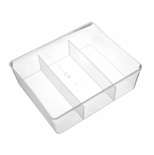 фото Органайзер для хранения 20x16х6 см пластик цвет прозрачный