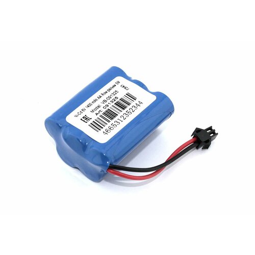 Аккумулятор Ni-Cd 6V 1400 mAh AA Row разъем SM (2+3) элемент питания saft ls 14500 std aa 2 6ah 3 6v цена за 1шт 08995 3581