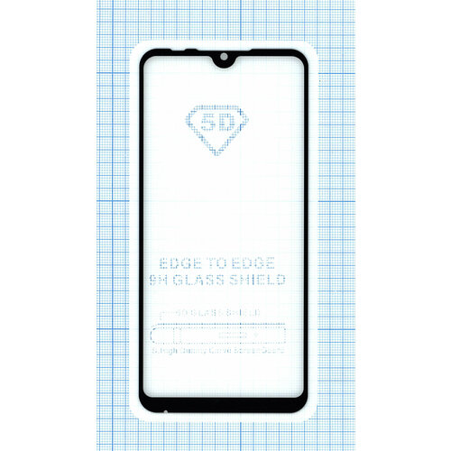Защитное стекло Полное покрытие для Xiaomi Mi Play черное