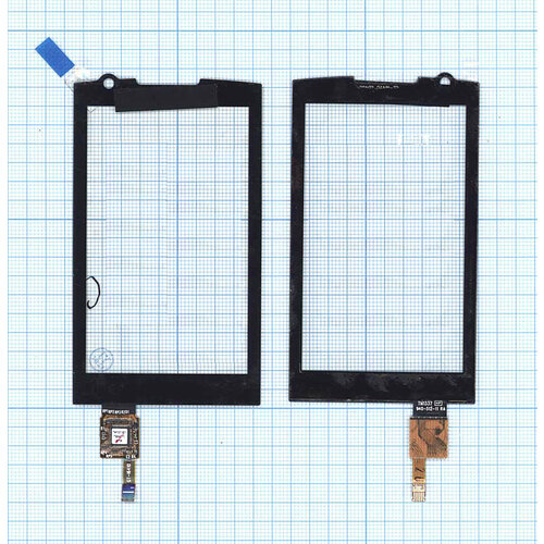 Сенсорное стекло (тачскрин) для Samsung M1 GT-I6410 черное сенсорное стекло тачскрин для meizu m1 mini черное